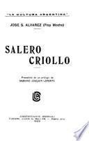 Salero criollo
