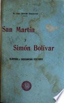 San Martín y Simón Bolívar