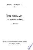 San Tommaso e il pensiero moderno