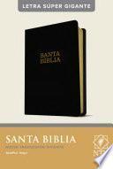 Santa Biblia Ntv, Letra Súper Gigante (Letra Roja, Sentipiel, Negro, Índice)