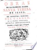 Santa Obras de la Gloriosa madre Santa Teresa de Jesus, 1