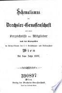 Schematismus der Drechsler-Genossenschaft mit einem Verzeichnisse der Mitgleider ... in Wien
