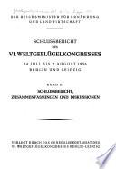 Schlussbericht, zusammenfassungen und diskussionen