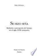 Se hizo seña
