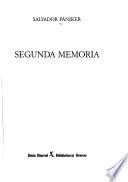 Segunda memoria