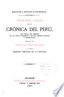 Segunda parte de La crónica del Perú