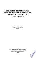 Selected Proceedings
