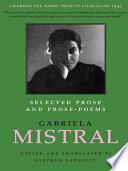 Selected Prose and Prose-Poems