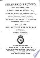 Semanario erudito