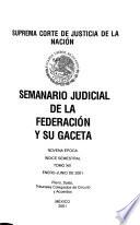 Semanario judicial de la Federación y su gaceta