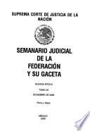 Semanario judicial de la Federación y su gaceta