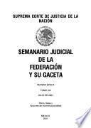 Semanario judicial de la Federación y su gaceta