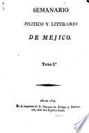Semanario político y literario de Méjico