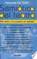 Semiótica del teatro : del texto a la puesta en escena