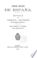 Sentencias del Tribunal supremo de justicia