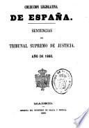Sentencias del Tribunal Supremo de justicia