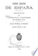Sentencias del Tribunal Supremo en materia civil