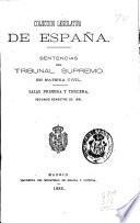 Sentencias del Tribunal Supremo en materia civil