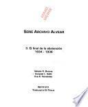 Serie Archivo Alvear: La abstención del radicalismo, 1931-1934