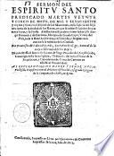 Sermon del Espiritu Santo predicado Martes veynte y cinco de Mayo, de mil y seyscientos y veynte y siete, ... por Francisco de Palma Fajardo, ..