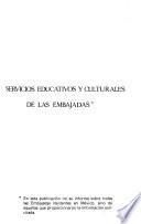 Servicios educativos y culturales de las embajadas