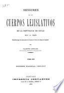 Sesiones de los cuerpos lejislativos de la República de Chile, 1811-1845
