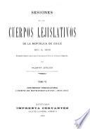 Sesiones de los cuerpos lejislativos de la República de Chile
