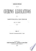 Sesiones de los cuerpos lejislativos de la República de Chile
