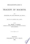 Shakespeare's Tragedy of Macbeth