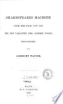 Shakespeares Macbeth
