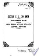 Sicilia e il suo eroe versi di Giuseppe Pieri dedicati alla brava attrice italiana Claudia Miutti