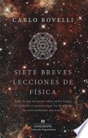 Libro Siete breves lecciones de física