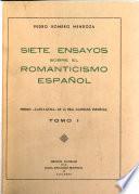 Siete ensayos sobre el romanticismo español