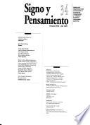 Signo y pensamiento