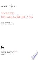 Sintaxis hispanoamericana
