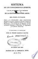 Sistema de los conocimientos químicos y de sus aplicaciones a los fenómenos de la naturaleza y del arte