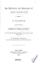 Sixtieth Annual Report of the American Bible Society, Presented May 11, 1876