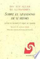 Sobre el abandono de sí mismo