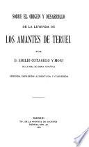 Sobre el origen y desarrollo de la leyenda de los Amantes de Teruel