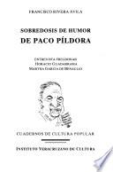Sobredosis de humor de Paco Píldora
