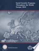 Social Security Programs Throughout the World: Europe, 2010