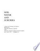 Soil, Water, and Suburbia