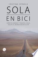 Sola en bici