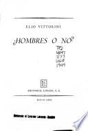 Ĥombres o no?