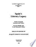 Spain's Literary Legacy