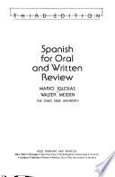 Spanish for oral and written review