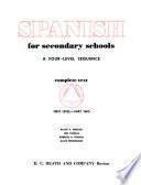 Spanish for secondary schools