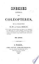 Species général des coléoptères de la collection de M. le comte Dejean. (tom. 6. Species général des hydrocanthares et gyriniens, par le docteur Ch. Aubé; pour faire suite au Species général des coléoptères de la collection de M. le comte Dejean.).