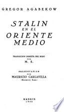 Stalin en el oriente medio