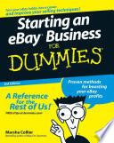 Starting an eBay Business For Dummies